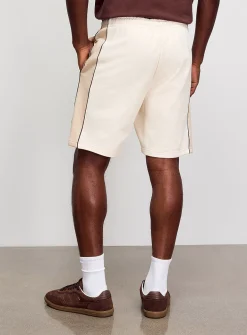 Colour block terry-lined short