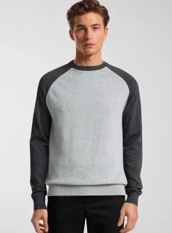 Colourblock raglan sweater
