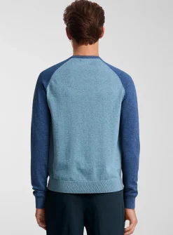 Colourblock raglan sweater