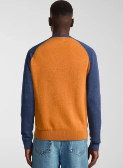 Colourblock raglan sweater
