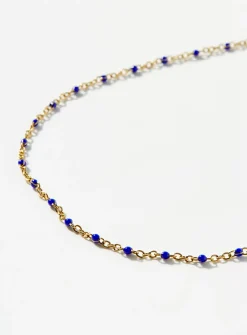 Coloured beaded chain
