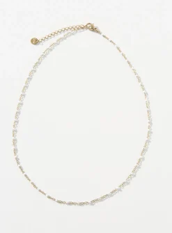 Coloured beaded chain