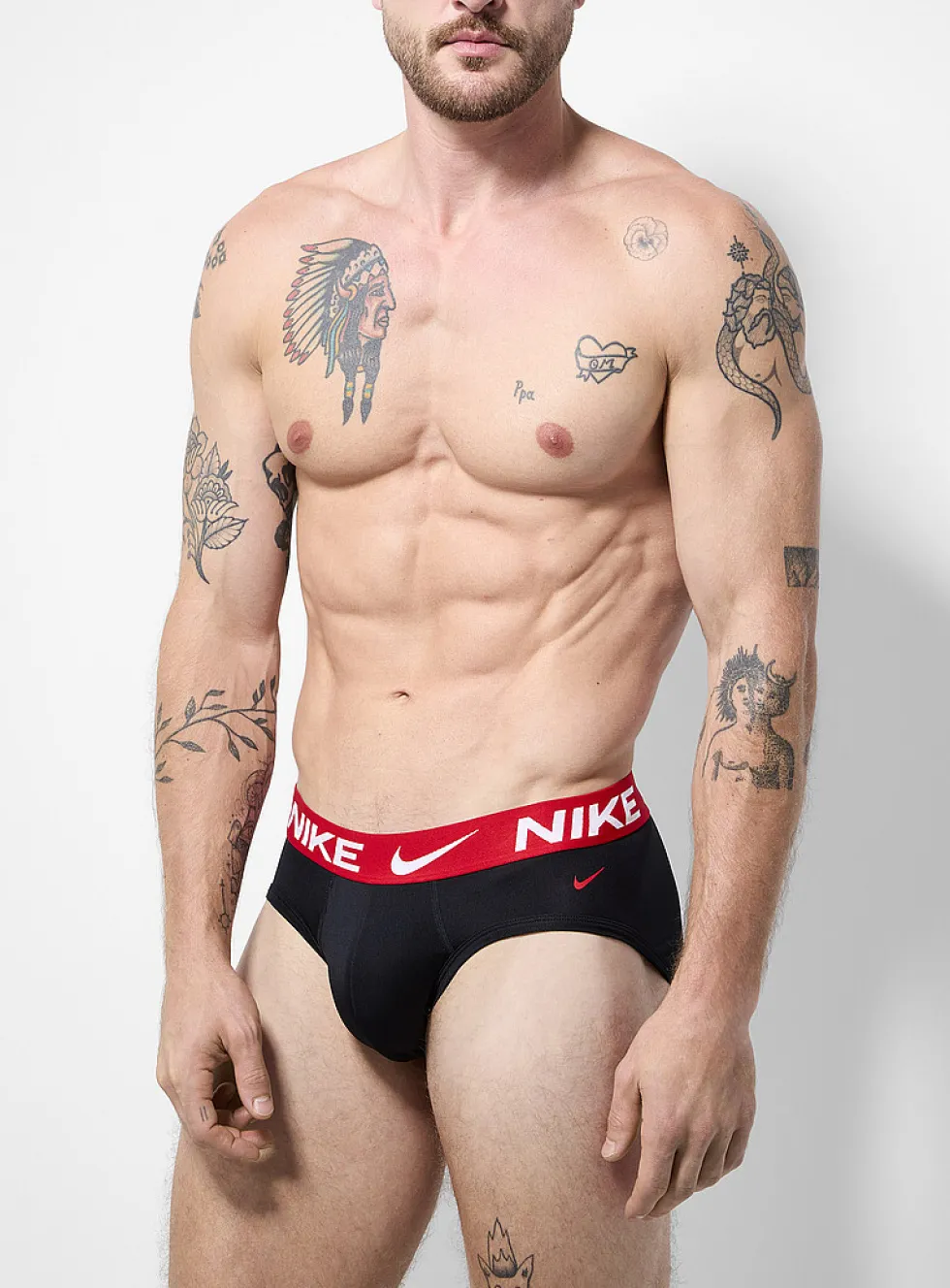 Coloured low-rise waist briefs