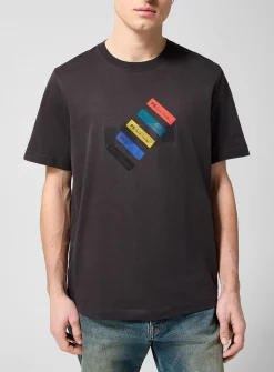 Coloured stripes T-shirt