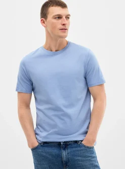 Colourful 100% organic cotton crew-neck T-shirt