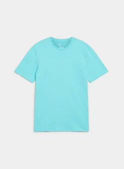 Colourful 100% organic cotton crew-neck T-shirt