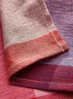 Colourful checkers napkins