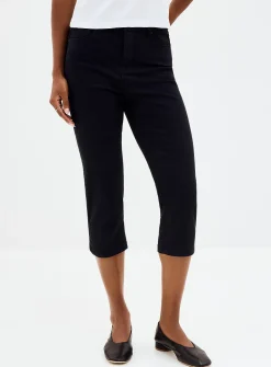Colourful denim capri pant