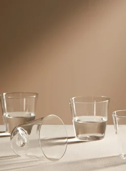 Colourful flared glass set