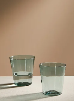 Colourful flared glass set
