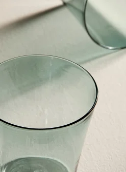 Colourful flared glass set