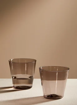 Colourful flared glass set