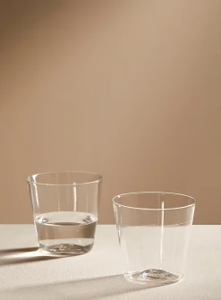 Colourful flared glass set