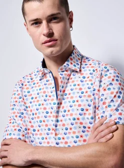Colourful floral shirt