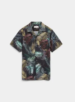 Colourful foliage camp shirt