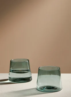 Colourful glass set
