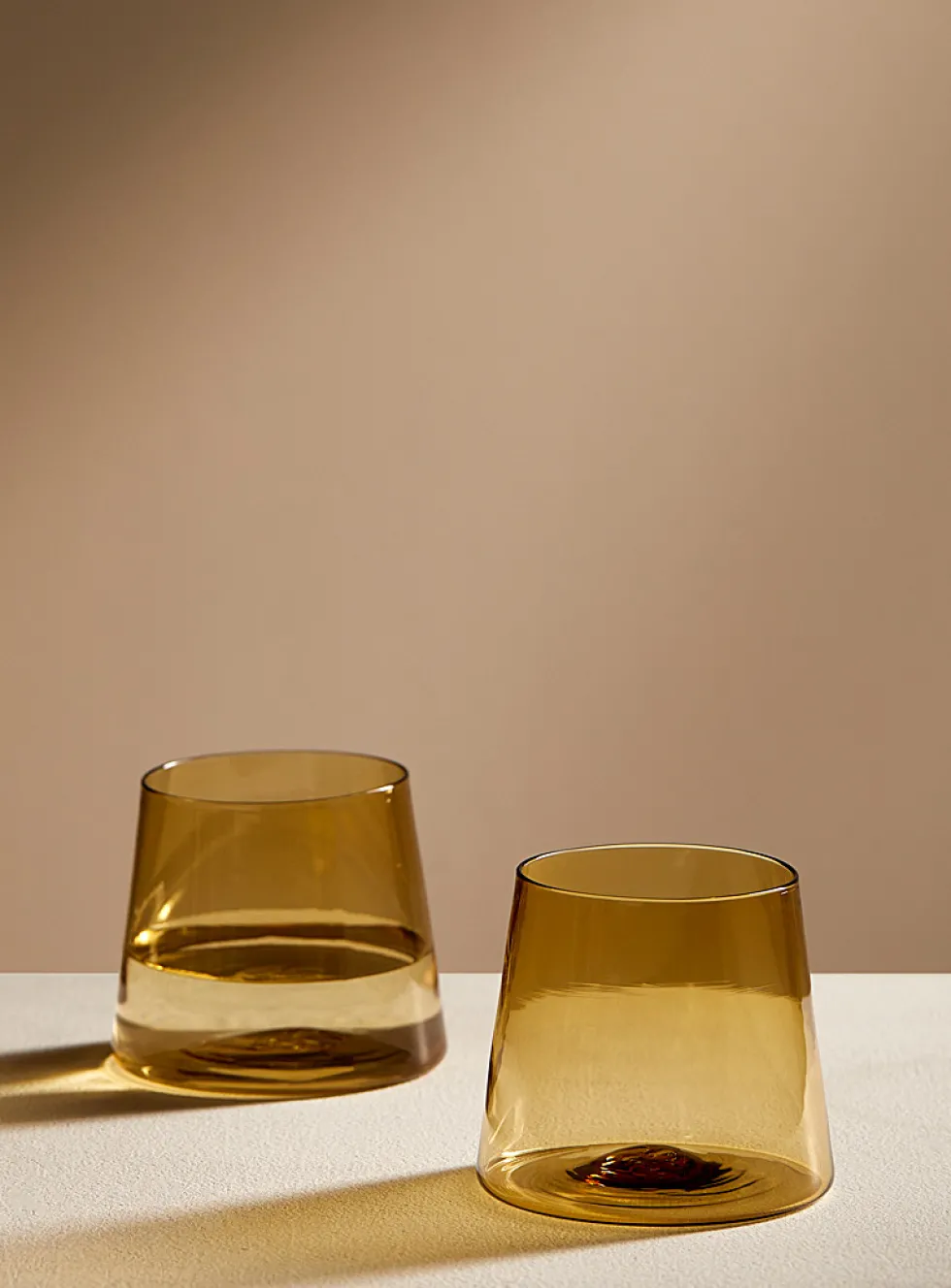 Colourful glass set