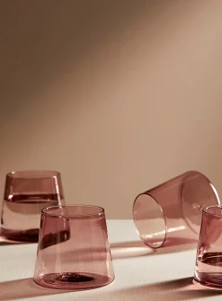 Colourful glass set