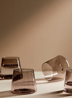 Colourful glass set