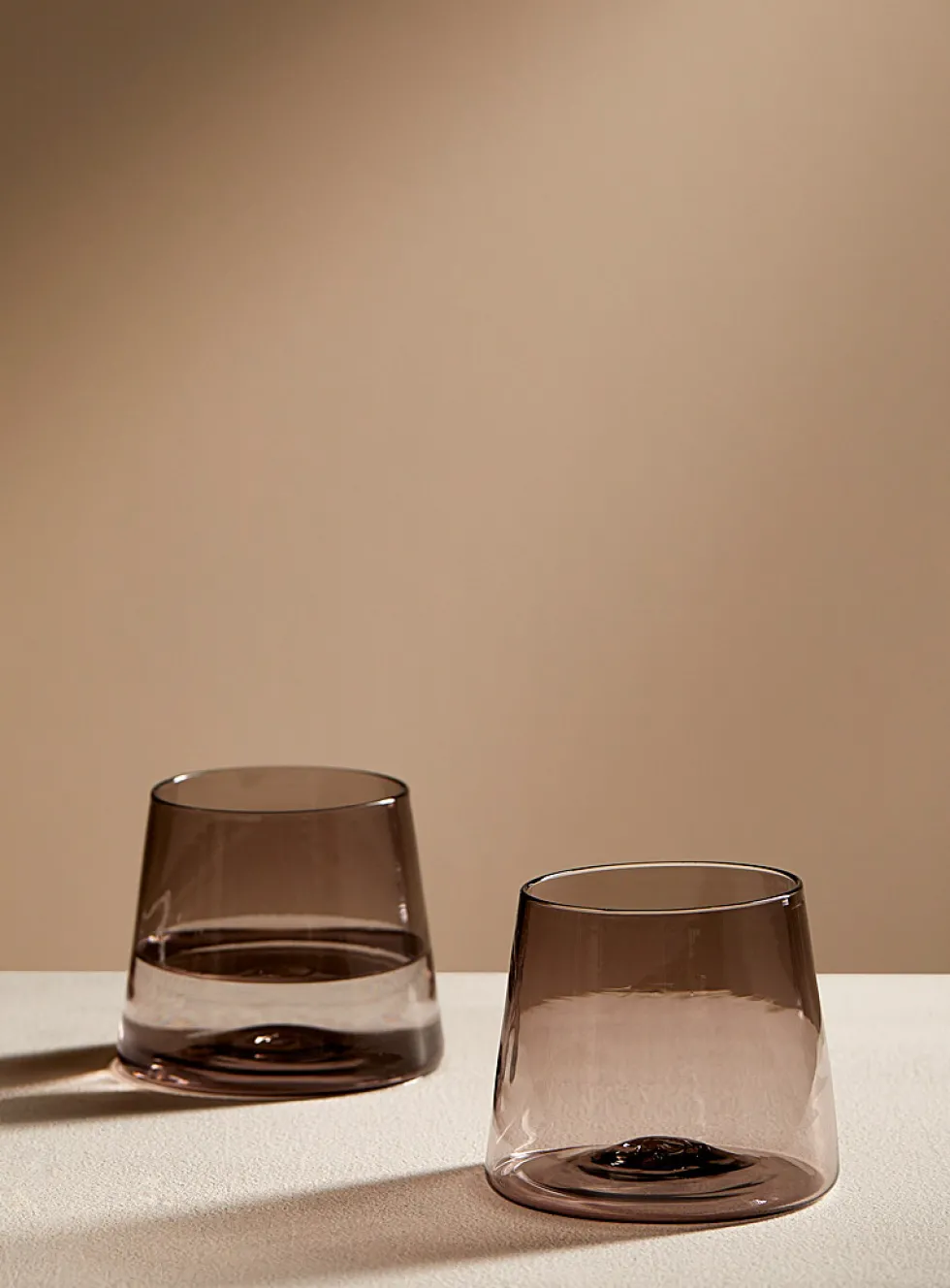 Colourful glass set