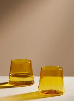 Colourful glass set