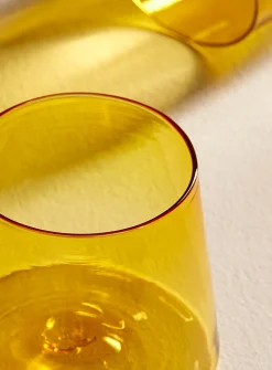 Colourful glass set