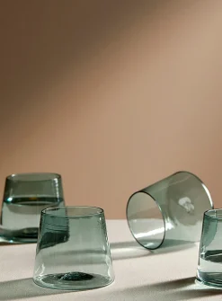Colourful glass set