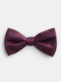 Colourful micro-check bow tie