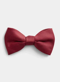 Colourful micro-check bow tie