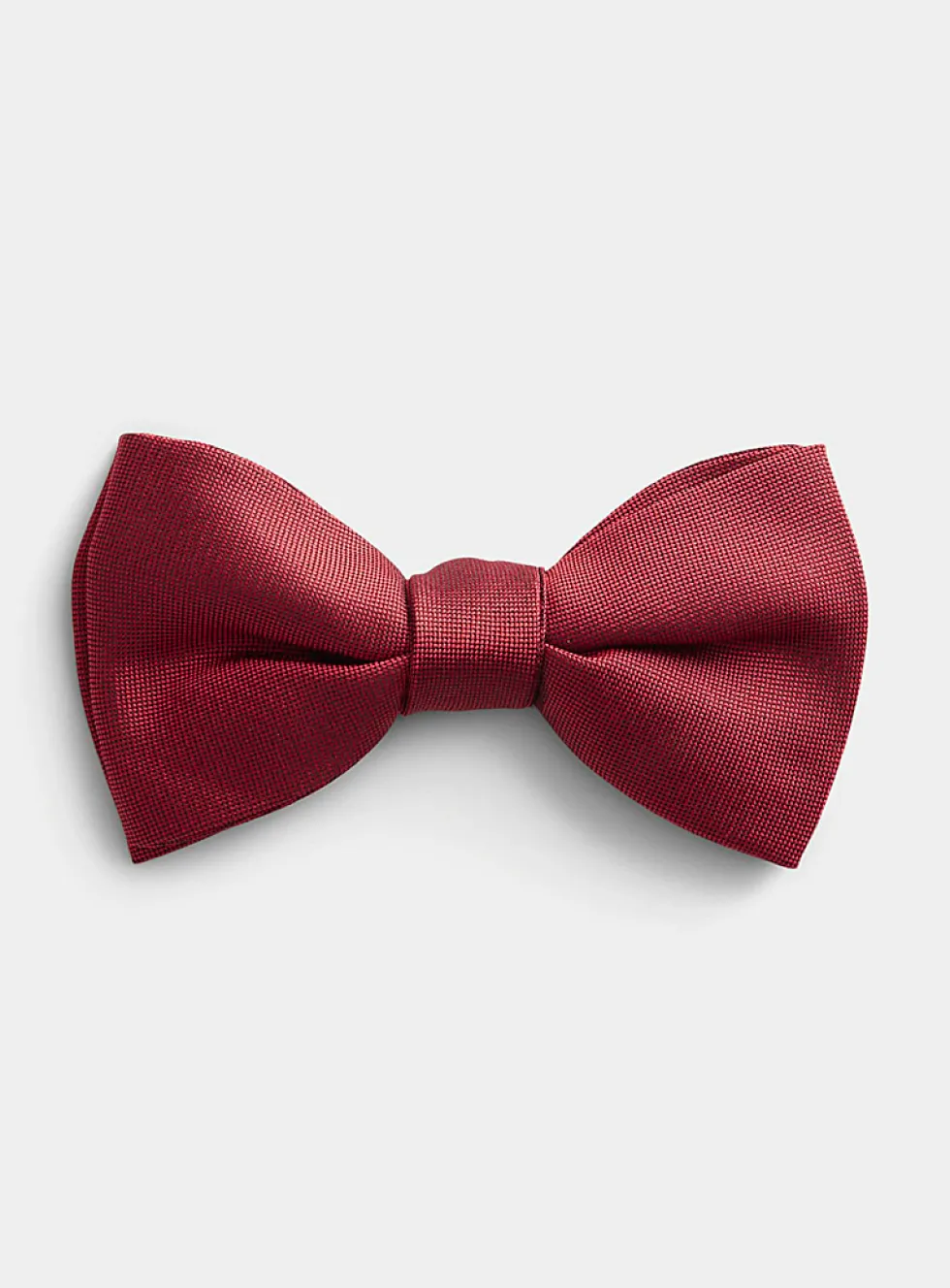 Colourful micro-check bow tie