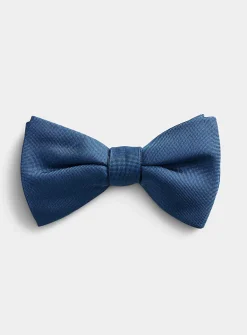 Colourful micro-check bow tie