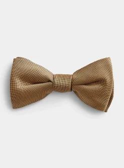 Colourful micro-check bow tie