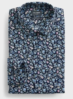 Colourful mini-flower shirt