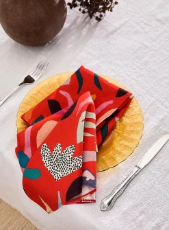 Colourful napkin set