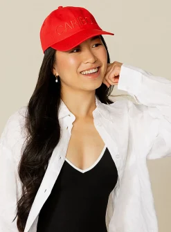 Colourful organic cotton baseball cap