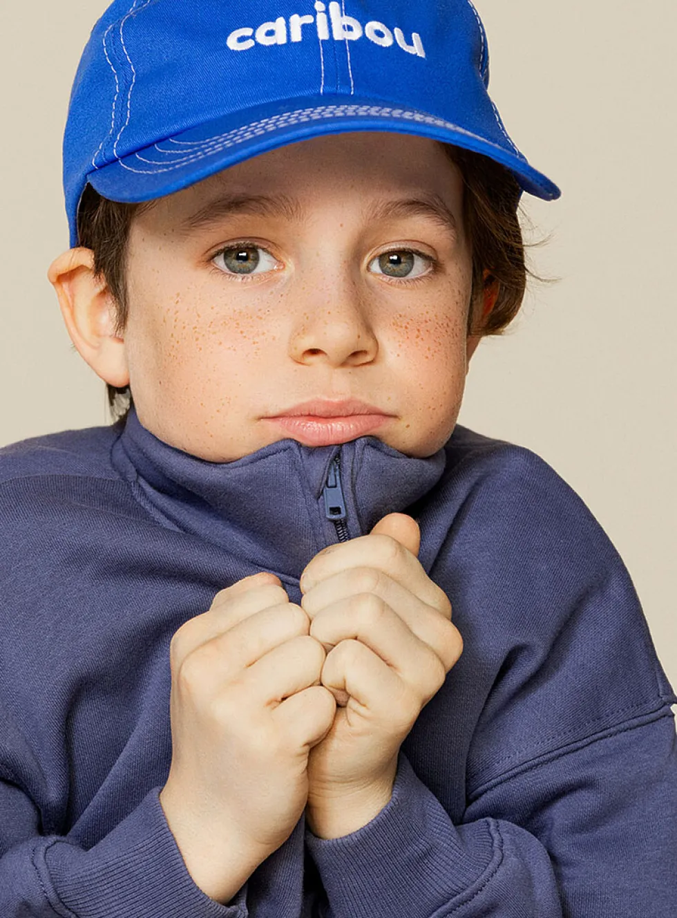 Colourful organic cotton baseball cap