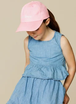 Colourful organic cotton baseball cap
