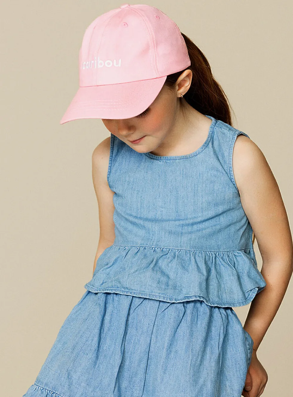 Colourful organic cotton baseball cap