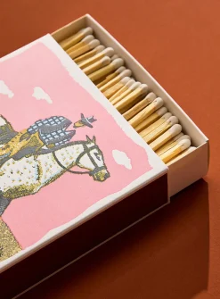 Colourful painting square match holder