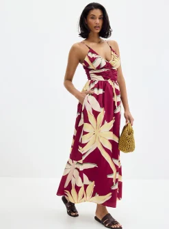 Colourful paradise maxi dress