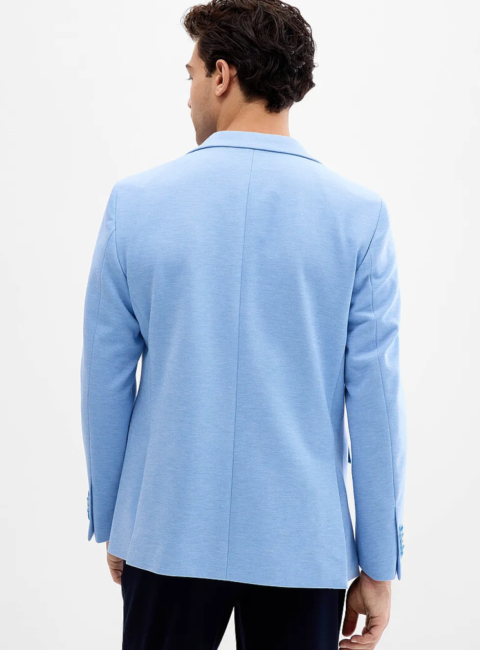 Colourful piqué blazer