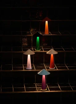 Colourful portable LED lamp