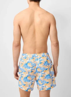 Colourful print swim short