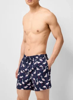 Colourful print swim short