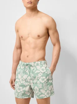 Colourful print swim short