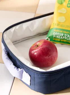 Colourful quilted lunch bag