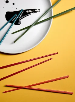 Colourful reusable chopsticks