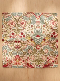 Colourful Strawberry Thief napkin