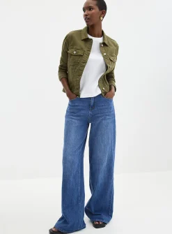 Colourful stretch denim jacket