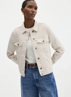 Colourful stretch denim jacket